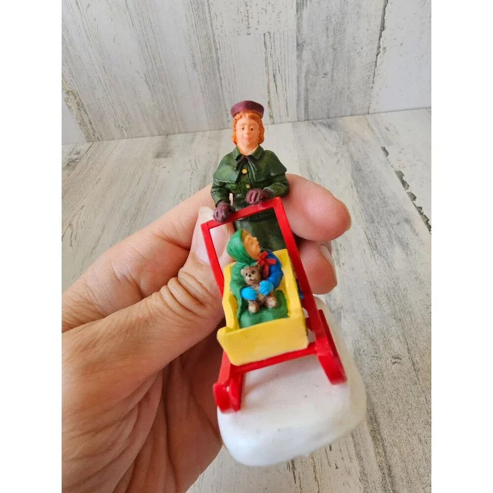 People‎ sled sledding village Xmas accessory children kids